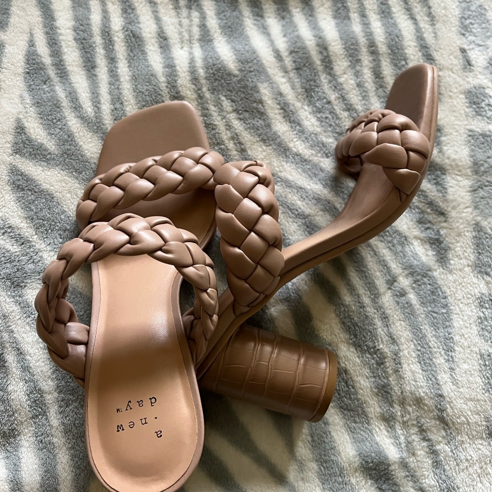 Women's Braided Tan Sandals